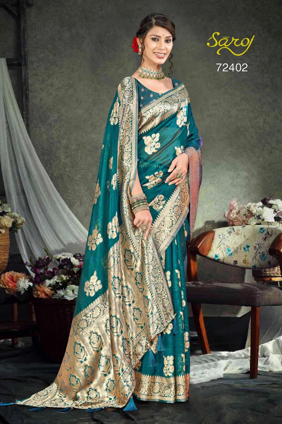 Saroj Libaas Vol 2 Rich Pallu Designer Sarees Catalog
